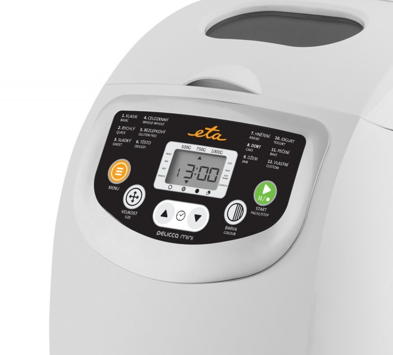 ETA Delicca 8149 90000 Přednastavené programy